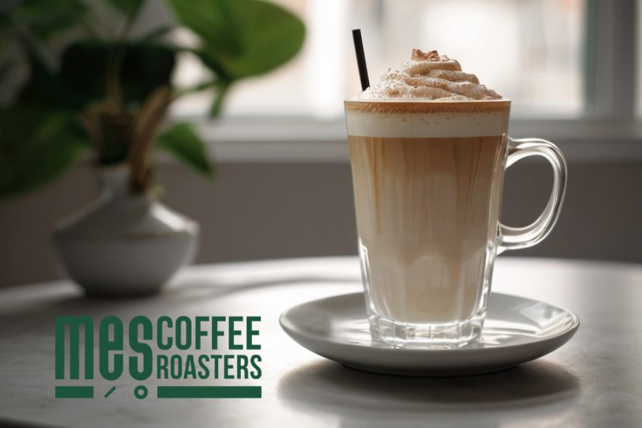 مصرف شیر قهوه برای جذب مواد مغذی و پروتئین های شیر-کارامل ماکیاتو به همراه خامه