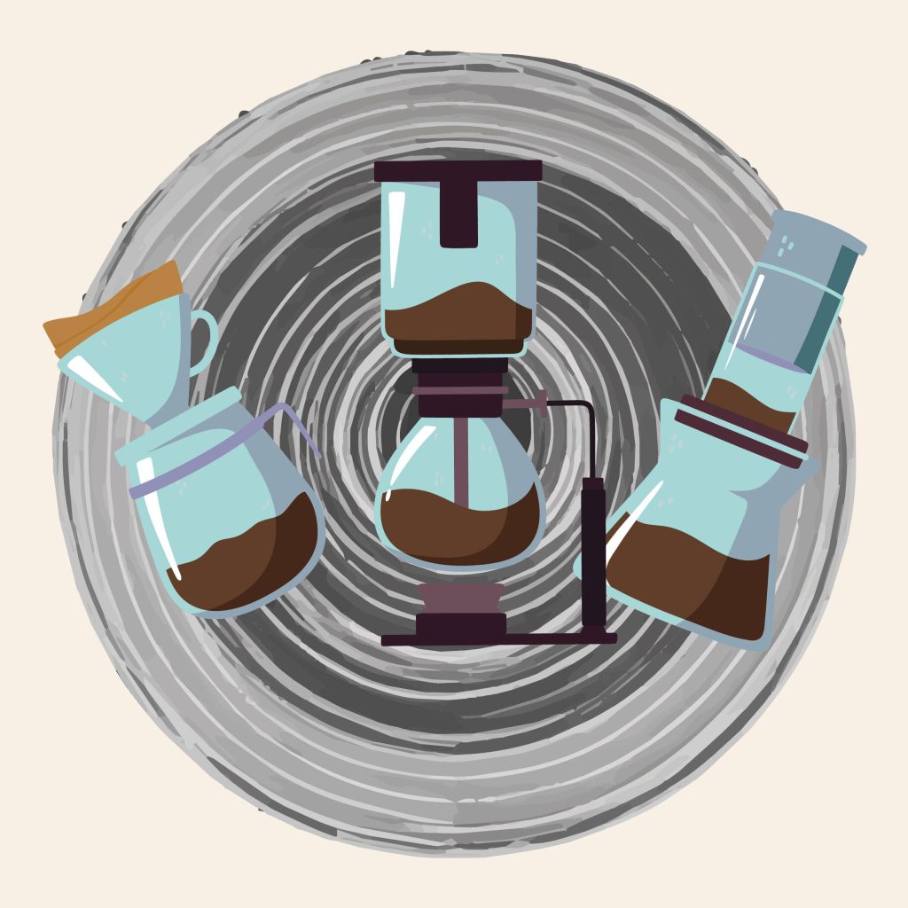 خرید قهوه دمی-عصاره گیری با انواع روش های دمی و فیلتری و ایروپرس و دستگاه های فیلتردار خانگی