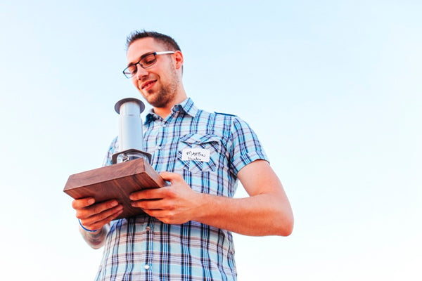 مارتین کارابینوس-نفر دوم مسابقات AeroPress 2014 به همراه رسپی ایروپرس